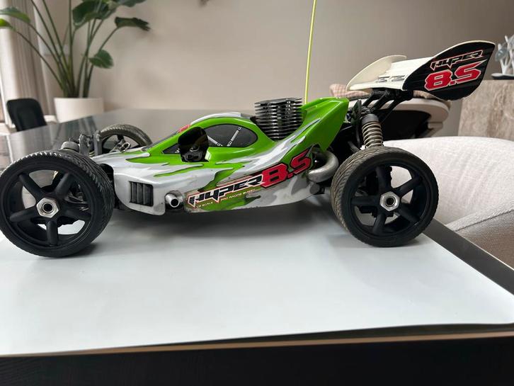 HOBAO HYPER 8.5 - Nitro Buggy 1:8, Hobby en Vrije tijd, Modelbouw | Radiografisch | Auto's, Gebruikt, Auto offroad, Nitro, Schaal 1:8