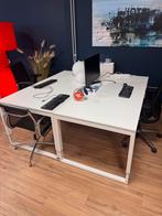 Twee bureaus 180x80 Zaandam, Huis en Inrichting, Bureaus, Ophalen, Gebruikt, Bureau