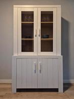 WOOOD Arizona dressoir + opzetkast wit, Huis en Inrichting, Kasten | Buffetkasten, Ophalen, Met deur(en), 100 tot 150 cm, Zo goed als nieuw