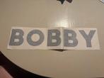 Grote naam stickers Bobby een zwarte en witte kleurige nieuw, Ophalen, Nieuw
