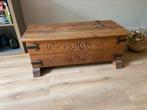 Antieke houten kist, Ophalen, Gebruikt, Minder dan 50 cm, 75 tot 100 cm