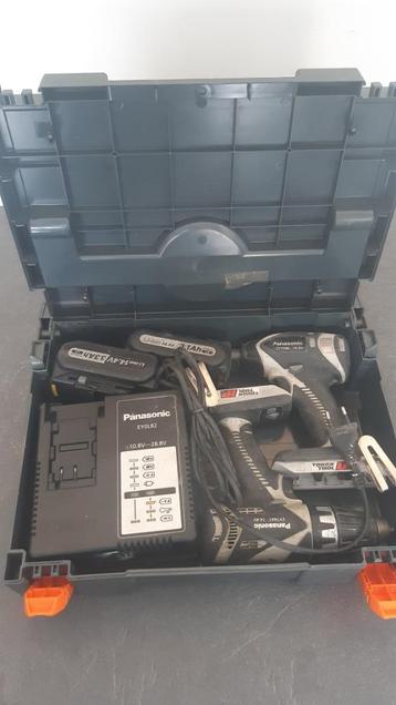 Panasonic Combiset accu schroefmachine,s  EY7546 en EY7441