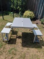 Campingtafel / picknicktafel inklapbaar, Caravans en Kamperen, Ophalen, Gebruikt, Campingtafel