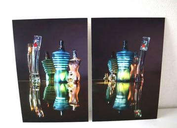 2 zeldzame reclame litho's Jean Paul Gaultier Le Male parfum beschikbaar voor biedingen