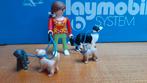 playmobil city life dierenpension 5380 hondenoppas 100%, Ophalen of Verzenden, Zo goed als nieuw, Complete set