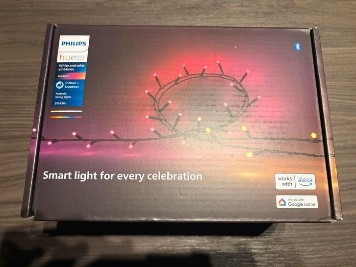 Philips Hue Festavia 20 meter (nieuw), Huis en Inrichting, Lampen | Losse lampen, Nieuw, Led-lamp, Minder dan 30 watt, Ophalen of Verzenden