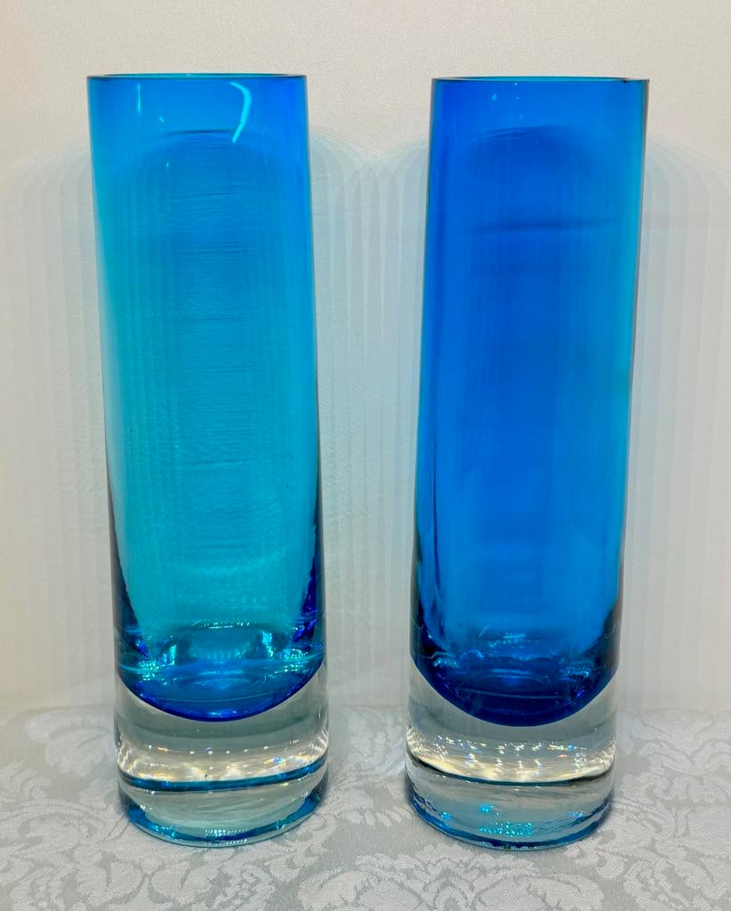 Vazen hoog van glas, Overige kleuren, Ophalen of Verzenden, Minder dan 50 cm, Glas