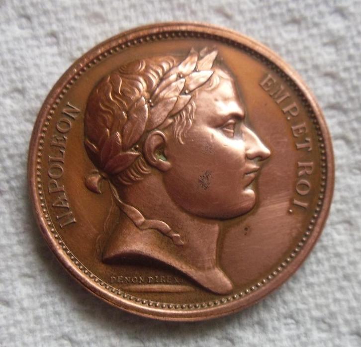 Medaille ter herdenking van de invasie van Engeland, 1804, Postzegels en Munten, Penningen en Medailles, Overige materialen, Verzenden