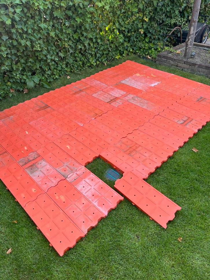 Vloer wintertent voortent 6 m2 zoals isabella vloertegel, Caravans en Kamperen, Tentaccessoires, Gebruikt, Ophalen