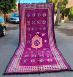 Vintage beni mguild tapijt, vloerkleed paarse 350x155 cm, Huis en Inrichting, Ophalen of Verzenden, Zo goed als nieuw