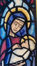 Geborduurd schilderij Maria met kind110/60cm, Antiek en Kunst, Kunst | Schilderijen | Klassiek, Ophalen