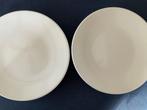 2 witte dinerborden CASA ALEGRE, Huis en Inrichting, Keuken | Servies, Ophalen of Verzenden, Zo goed als nieuw, Bord(en), Overige stijlen