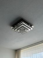 Plafondlamp met Kristallen met afstandsbediening, Huis en Inrichting, Lampen | Plafondlampen, Ophalen, Zo goed als nieuw, Glas