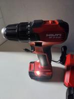 Hilti accu schroefmachine SF-2-A12 (2 accu's), Doe-het-zelf en Verbouw, Gereedschap | Boormachines, Ophalen of Verzenden, Zo goed als nieuw