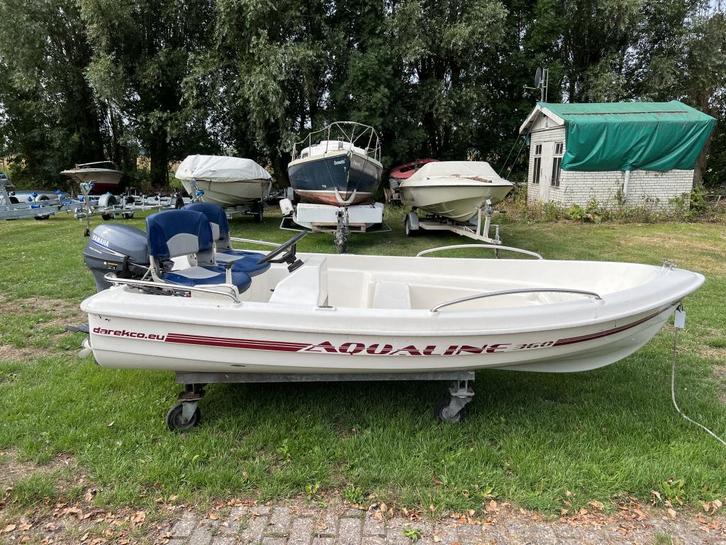 aqualine 360 (bj 2010), Watersport en Boten, Vis- en Consoleboten, Gebruikt, 3 tot 6 meter, Overige brandstoffen, Polyester