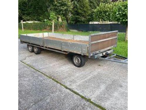 Hulco Tridem Schamelwagen 500x200cm 3500kg aanhanger Schamel, Auto diversen, Aanhangers en Bagagewagens, Gebruikt