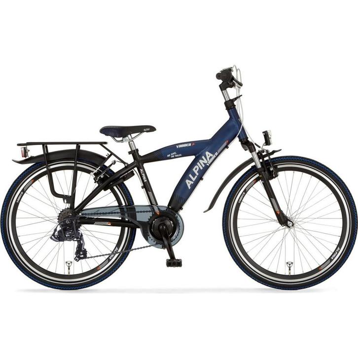 ALPINA Yabber Jongens Sporty Blue Matt - Jet Black M 36cm 20, Fietsen en Brommers, Fietsen | Jongens, Nieuw