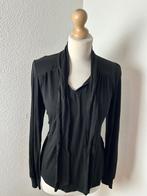 King Louie maat L Zwarte top trui met strik detail 2758, Kleding | Dames, Tops, Zwart, Maat 42/44 (L), Ophalen of Verzenden, Zo goed als nieuw