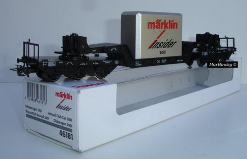 Märklin 46181 Insider Jaarwagen 2001 Dieplader !, Hobby en Vrije tijd, Modeltreinen | H0, Nieuw, Wagon, Wisselstroom, Märklin