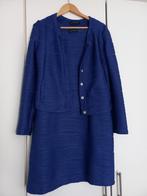 Jurk met jasje, Ophalen, Blauw, Maat 42/44 (L), Zo goed als nieuw