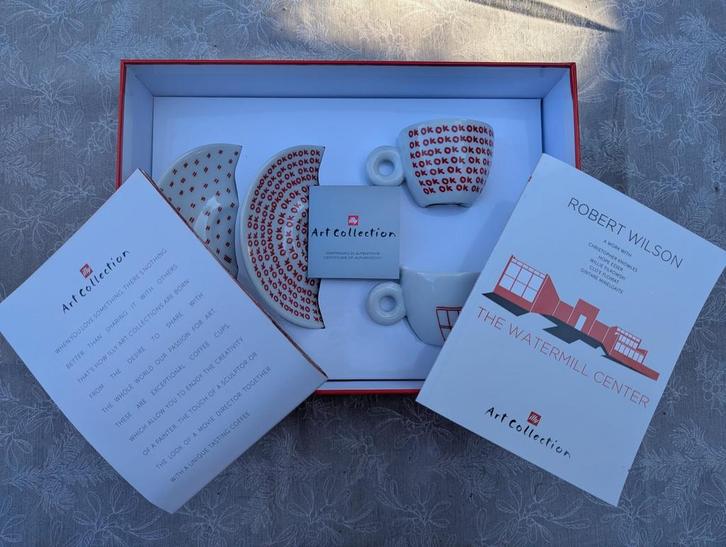Illy Art Collection Koffie Kopjes Robert Wilson Espresso Cup, Verzamelen, Porselein, Kristal en Bestek, Nieuw, Kop en/of schotel