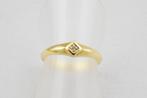 14 karaat gouden ring met Diamant 1069-G, 18 tot 19, Eu, Gebruikt, Eu