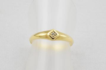 14 karaat gouden ring met Diamant 1069-G beschikbaar voor biedingen