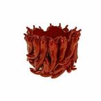 Vaas Chili Pepper – Spaanse Peper – Nieuw in Doos!, Rond, Nieuw, Ophalen of Verzenden, Aardewerk