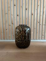 Art Deco Vaas - Cheetah Print - Bruin, Huis en Inrichting, Woonaccessoires | Vazen, Ophalen, Overige kleuren, Minder dan 50 cm