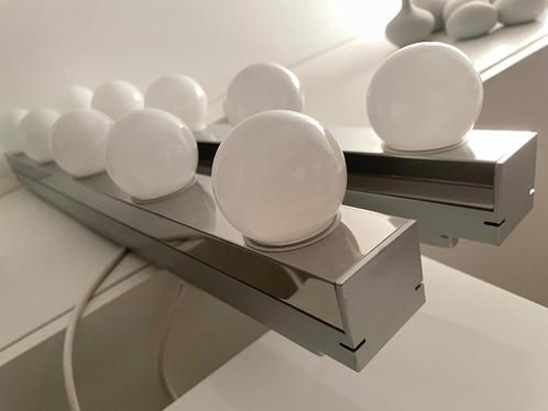 Ikea led-wandlampen LEDSJÖ (met spiegel) | kaptafel lampen, Huis en Inrichting, Lampen | Wandlampen, Zo goed als nieuw, Ophalen of Verzenden