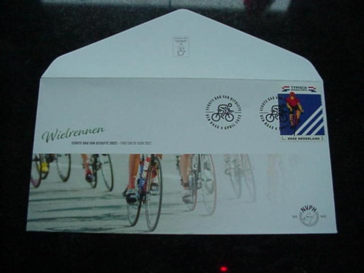 FDC 842, Typisch Nederlands Wielrennen, onbeschreven, Postzegels en Munten, Postzegels | Eerstedagenveloppen, Onbeschreven, Nederland