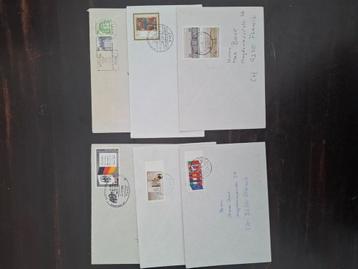 Duitsland 1986–1989 – Set van 6 Auslandbrieven Zwitserland beschikbaar voor biedingen