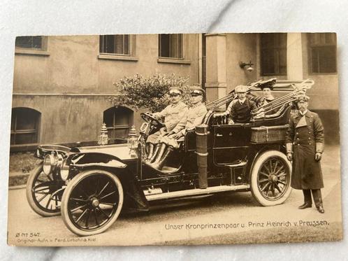 Ak adel Prinz heinrich und kronprinzenpaar auto, Verzamelen, Militaria | Algemeen, Landmacht, Foto of Poster, Nederland, Ophalen of Verzenden