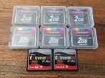8 Compactflash kaartjes 2GB, Ophalen of Verzenden