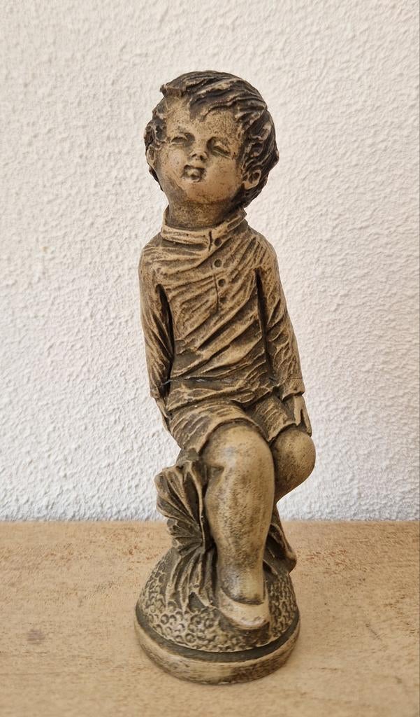 Beeld jongen, Verzamelen, Ophalen of Verzenden, Zo goed als nieuw, Mens