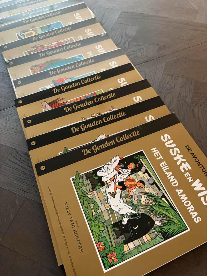 Suske en Wiske Gouden Collectie - 15 Boekjes, Boeken, Stripboeken, Zo goed als nieuw, Meerdere stripboeken, Ophalen of Verzenden
