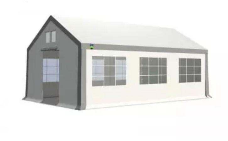 Te huur stevige partytent 4x6, optie: opbouwen, Tuin en Terras, Partytenten, Zo goed als nieuw, Partytent, 2 meter of meer, 5 tot 8 meter