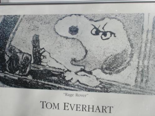 Tom Everhart "Rage Rover" PEANUTS Fine Art Poster[zwart/wit], Verzamelen, Posters, Gebruikt, A1 t/m A3, Rechthoekig Liggend, Ophalen of Verzenden