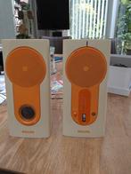Nostalgische Philips radio speaker, Audio, Tv en Foto, Radio's, Ophalen of Verzenden, Gebruikt, Radio