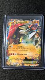 Groudon - Ex, Hobby en Vrije tijd, Verzamelkaartspellen | Pokémon, Verzenden, Zo goed als nieuw, Losse kaart