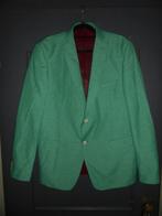 S37) groen turquoise tailor & son jasje blazer colbert 54, Groen, Maat 52/54 (L), Tailor & Son, Zo goed als nieuw