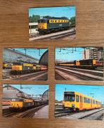 Set van 5 Vintage NS Treinkaarten - Nostalgie op het Spoor, Ophalen of Verzenden, 1980 tot heden, Gelopen, Voertuig