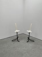 2 x Appoggio stools Claudio Salocchi for Luigi Sormani, Huis en Inrichting, Ophalen, In hoogte verstelbaar, 60 tot 90 cm, Zo goed als nieuw