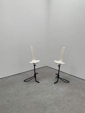 2 x Appoggio stools Claudio Salocchi for Luigi Sormani beschikbaar voor biedingen