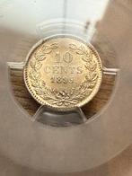 10 cent 1895 ms63 pcgs, Ophalen of Verzenden, Koningin Wilhelmina, 10 cent