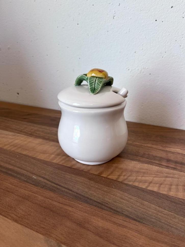 Jampotje | Bordallo Pinheiro, Verzamelen, Retro, Huis en Inrichting, Ophalen of Verzenden