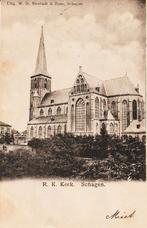 Schagen, Verzamelen, Ansichtkaarten | Nederland, Verzenden, Voor 1920, Gelopen, Noord-Brabant