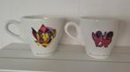 2 Caffè Poli koffiebekers, Ophalen of Verzenden, Zo goed als nieuw, Overige stijlen, Kop(pen) en/of Schotel(s)