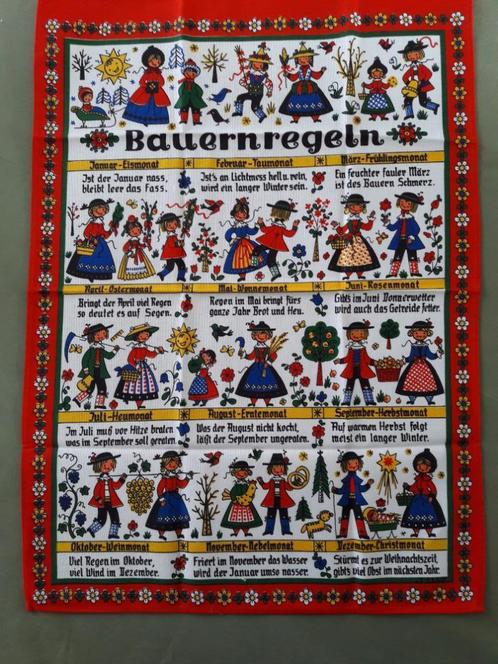 Boerenwijsheden kalender voor landelijke keuken in Duits, Huis en Inrichting, Keuken | Textiel, Nieuw, Ophalen of Verzenden
