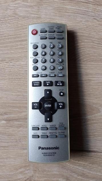 Panasonic audio system n2qajb000131 afstandsbediening beschikbaar voor biedingen